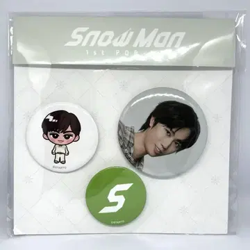 SnowMan 스노우만 팝업 캔뱃지 세트 아베 료헤이 한국