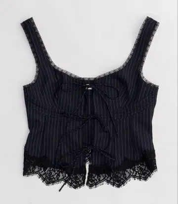 플랭크 프로젝트 레이스 트림 뷔스티에 Lace Trim Bustier