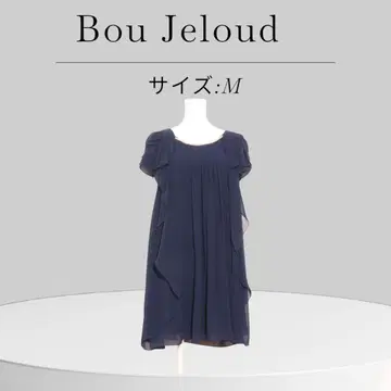 새상품급 Bou Jeloud 부즈루드 무릎 기장 반팔 펄 사이드 포멀
