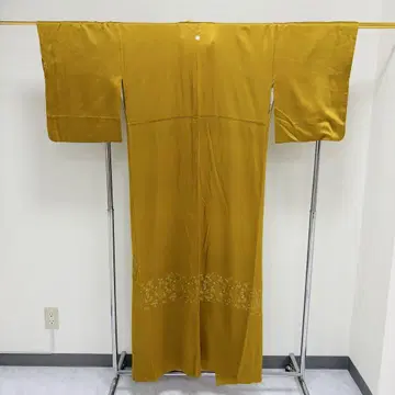 [순수 실크] 하나 문장 츠케사게 꽃 문양 바탕 무늬