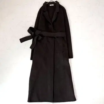 새상품급 두지엠 클라세 리버 코트 벨트 포함 알파카 혼방 가운 코트