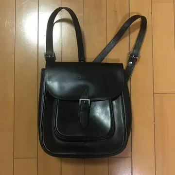 아네스베 보야주 올 가죽 백팩 블랙 천연 가죽