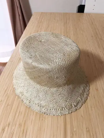 [ 새상품급 미사용급 ] SACAI 사카이 스트로우 햇 모자 밀짚모자 햇