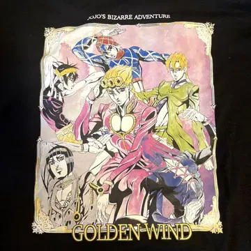 죠죠 5부 황금의 바람 아베일 콜라보 T셔츠 L 사이즈