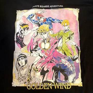 죠죠 5부 황금의 바람 아베일 콜라보 T셔츠 L 사이즈