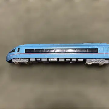 오다큐 특급 기차 모델 차량 번호 01 파랑
