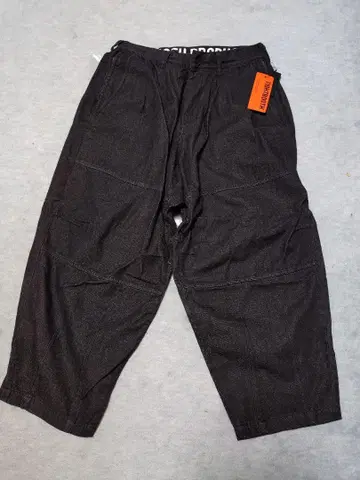 TIGHTBOOTH 데님 벌룬 팬츠 XL 블랙