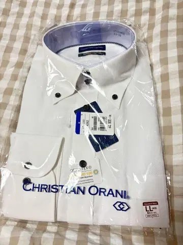 CHRISTIAN ORANI 화이트 셔츠 LL 사이즈
