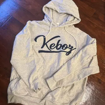 Keboz 로고 그레이 후드티