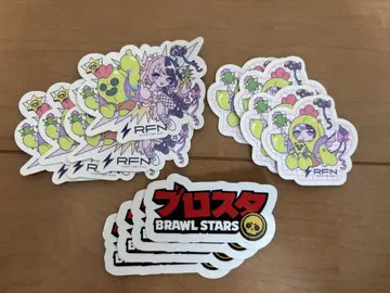 도쿄 게임쇼 TGS2025 REJECT 스티커 브롤스타즈 4세트