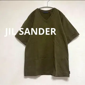 질 샌더 JILSANDER V넥 티셔츠 카키 M