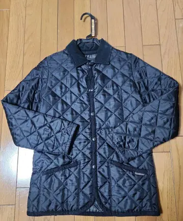 LAVENHAM 퀼팅 자켓 블랙