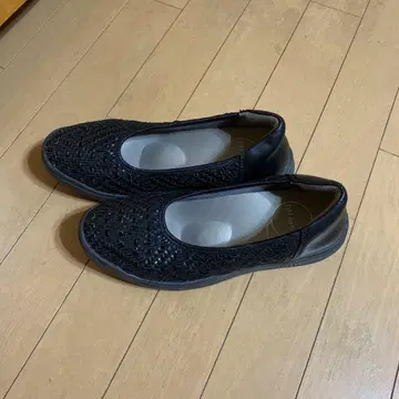fitForme 블랙 플랫슈즈