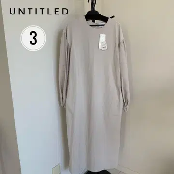 새상품 2024 모델 UNTITLED 언타이틀 화이트 원피스