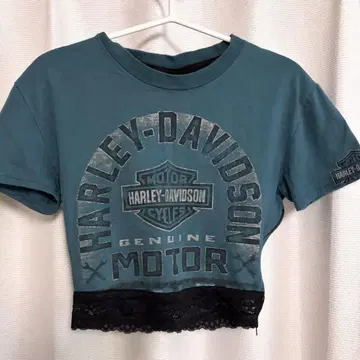 Harley-Davidson 크롭 T셔츠