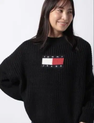 타미힐피거 진스 니트 스웨터