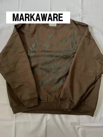 [ 새상품급 ] MARKAWARE 오버 사이즈 맨투맨 브라운