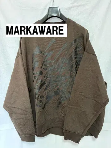[ 새상품급 ] MARKAWARE 오버 사이즈 맨투맨 브라운