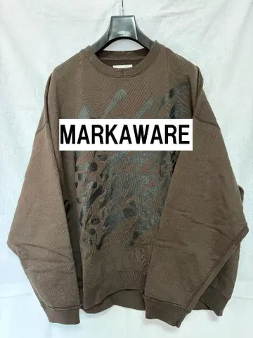 [ 새상품급 ] MARKAWARE 오버 사이즈 맨투맨 브라운