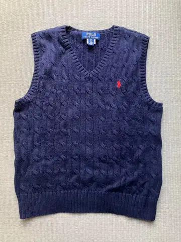 랄프 로렌 폴로 스웨터 베스트 케이블 니트