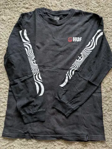 HUF 긴팔 티셔츠 블랙