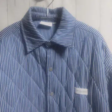 히코리 스트라이프 퀼팅 자켓