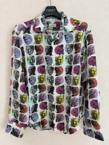 ETRO 긴팔 셔츠 컬러풀 초상화