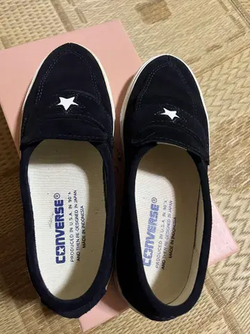 컨버스 에딕트 원스타 로퍼 23.5cm 네이비