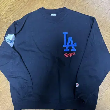 Los Angeles Dodgers 크루넥 맨투맨 블랙