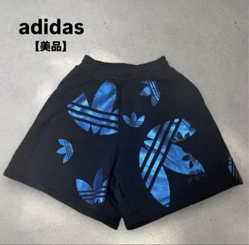 아디다스 adidas 오리지널스 로고 메탈릭 하프 팬츠 반바지