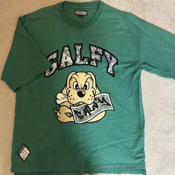 GALFY 그린 캐릭터 티셔츠 갈피