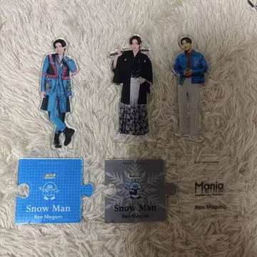 Snow Man 메구로 렌 아크릴 스탠드 세트