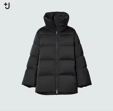 [ 미사용 ] UNIQLO +J 다운 볼륨 자켓 블랙 XS