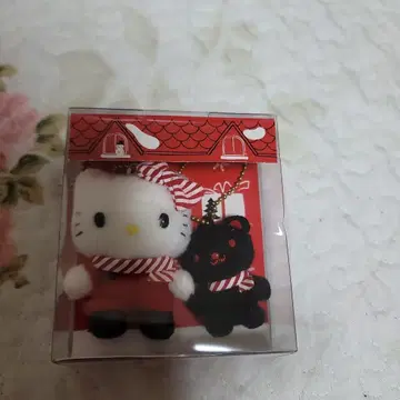 미개봉 새상품 초레어 산리오 키티와 곰 마스코트