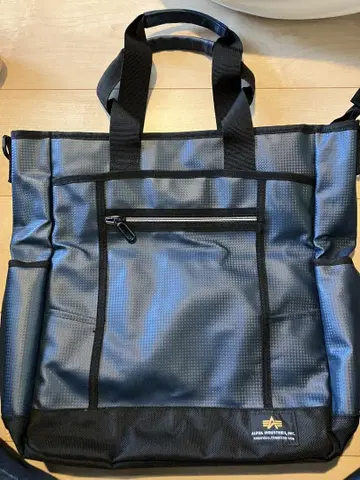 alpha industries 경량 포켓 부착 파랑 백