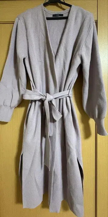 EMODA 롱 가디건 퍼플