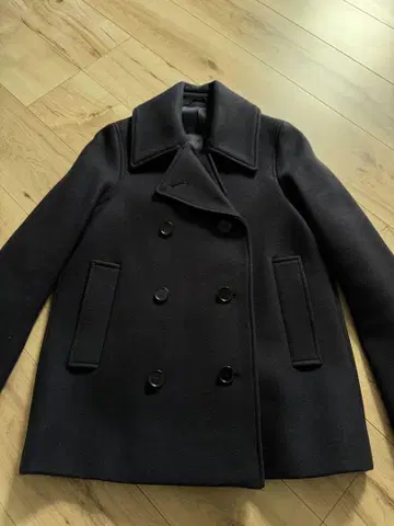 [새상품급] COS 다크 네이비 피코트 36