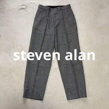 스티븐 앨런 하운드 투스 와이드 슬랙스