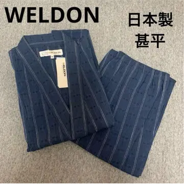 [ 새상품 ] WELDON 오샤레한 진베이 반슈오리 네이비 M H