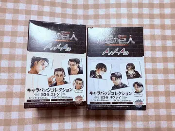 진격의 거인 캐릭터 배지 컬렉션 리바이 엘렌 캔뱃지