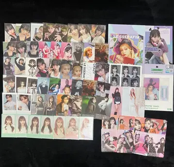 lesserafim izone 채원 트레이딩 카드 등 묶음 판매