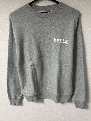 B.R.K.L.N. 그레이 맨투맨 M 사이즈