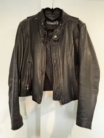 Vintage 90's Steinmark 소가죽 레더 자켓 라이더스