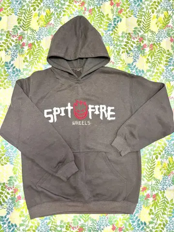 SPITFIRE 로고 블랙 후디
