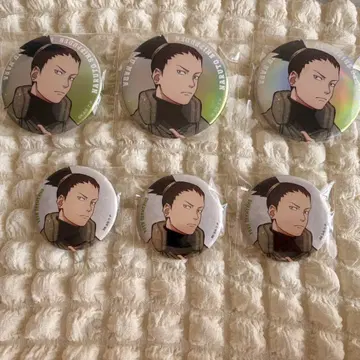 NARUTO 베이스야드 캔뱃지 나라 시카마루