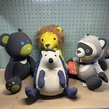 요기보 봉제 인형 사자 너구리 곰 고슴도치