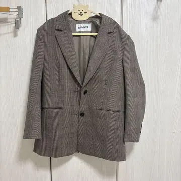 BABYLONE 체크 자켓