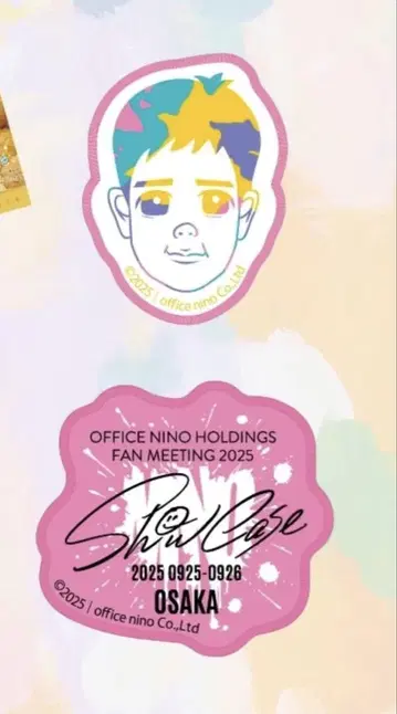 니노미야 카즈나리 ShowCace 와펜 스티커 세트 (오사카)