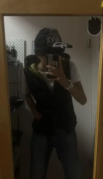 남성용 다운 베스트 y2k 더블 지퍼