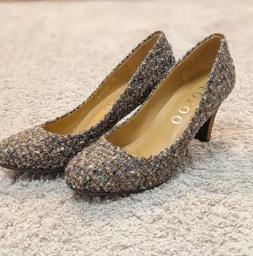 [ 고품질 ] tozoo 투주 트위드 힐 24cm